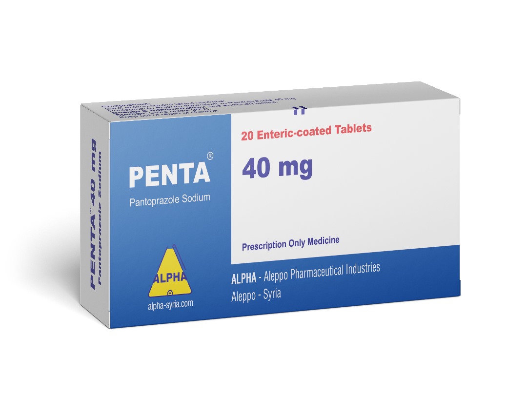 Penta 40mg Tab (Pantoprazole) - 20 Tab